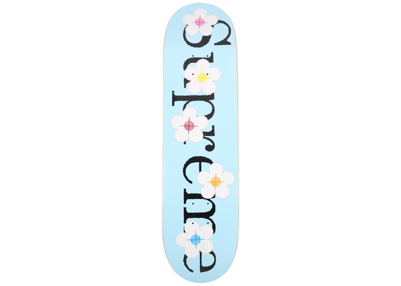 Supreme Flowers Skateboard Deck Pink - SS17 - US