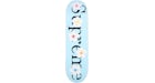 Supreme Flowers Skateboard Deck Blue