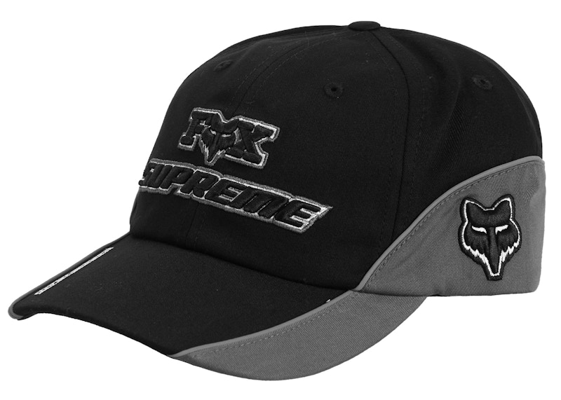 シュプリーム Racing 6-Panel 黒-