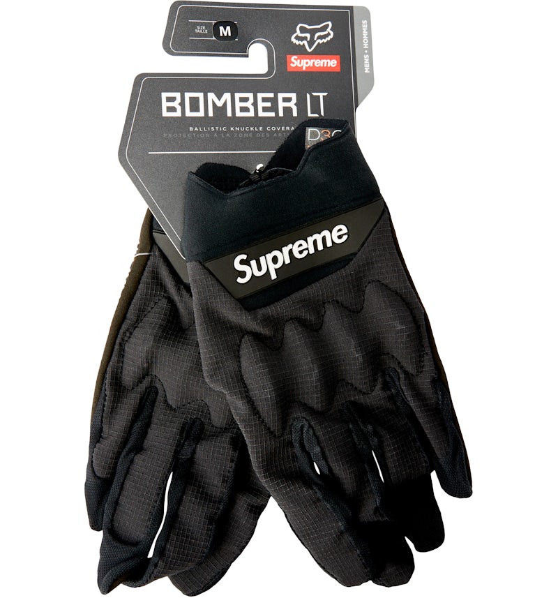 Supreme Fox Racing Bomber LT Gloves Black SS18 US