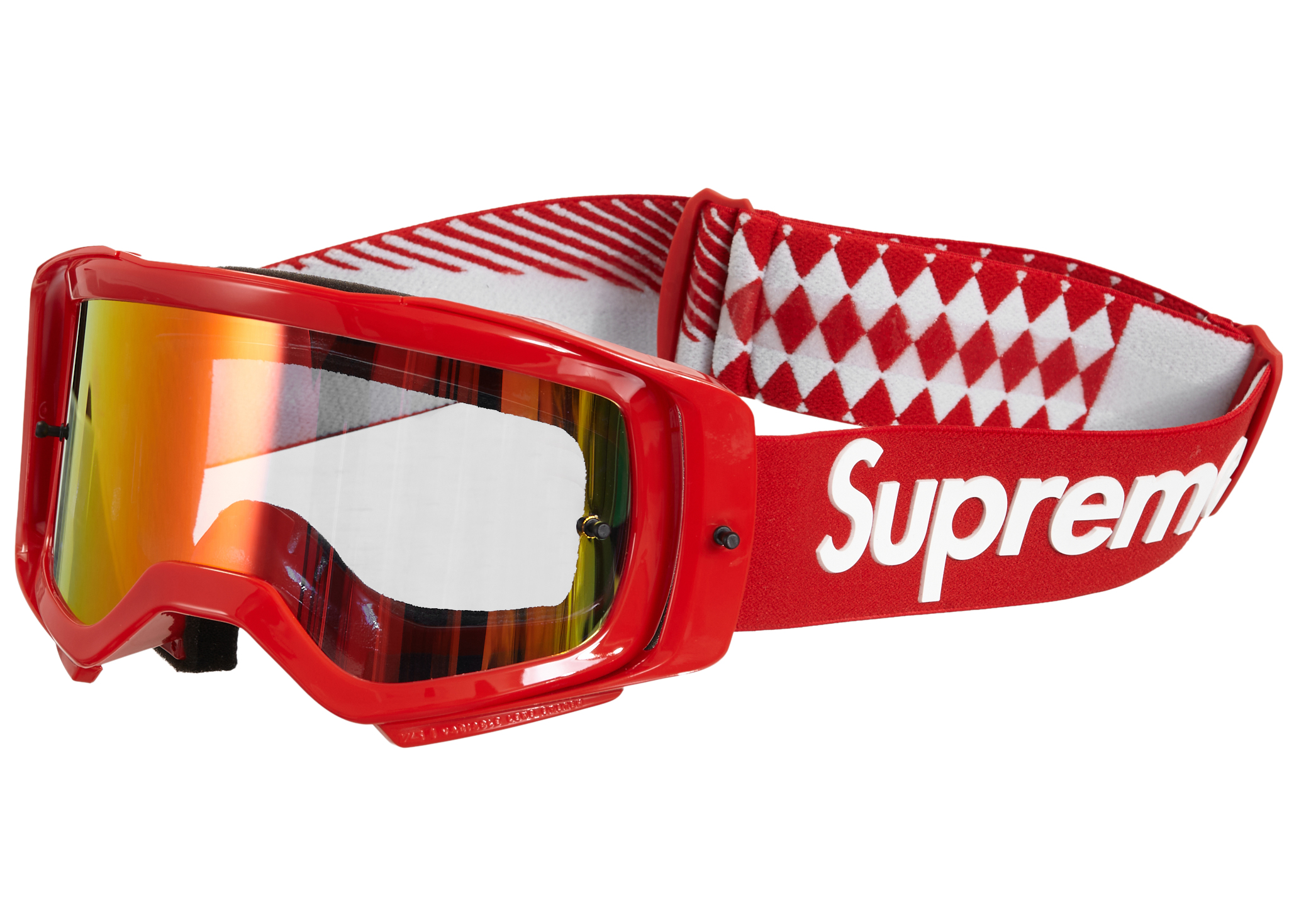 supreme fox racing goggles redバイク - モトクロス用品