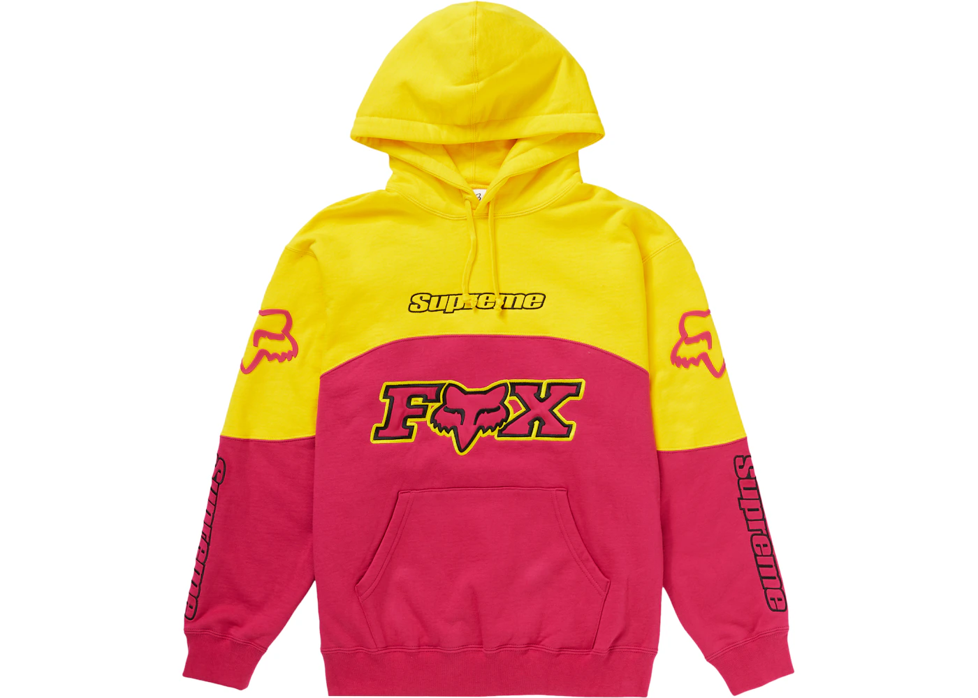 Supreme Fox Racing Hooded Sweatshirt Pink Men's FW20 US