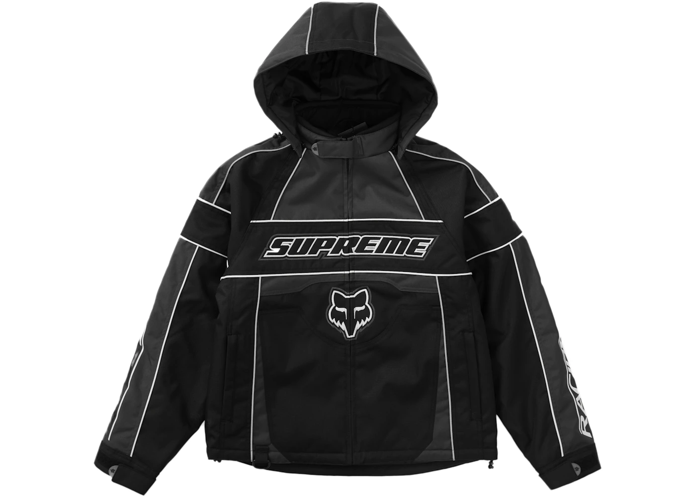 Supreme Fox Racing Jacket Black Men's - FW23 - US