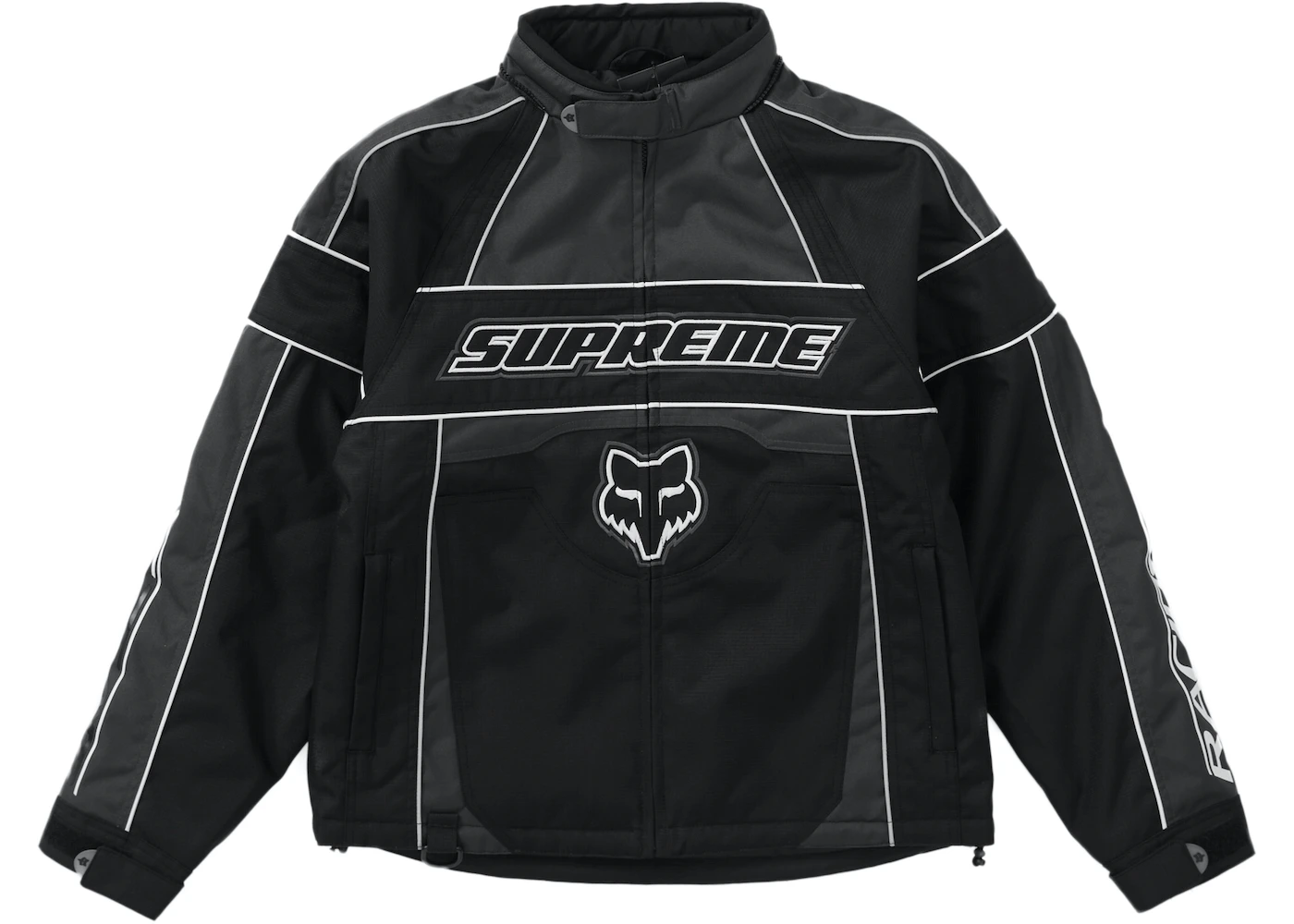 Supreme Fox Racing Jacket Black Men's - FW23 - GB