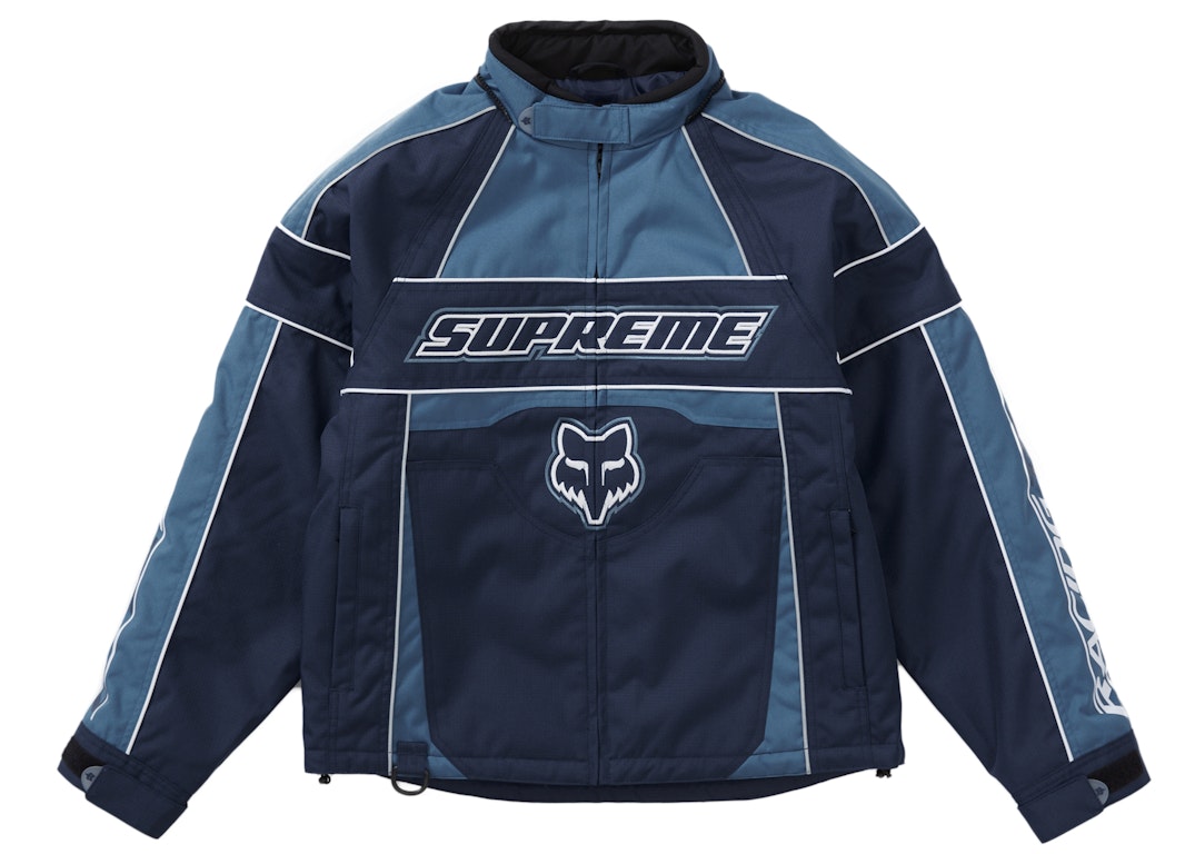 Pre-owned Supreme Fox Racing Jacket Blue