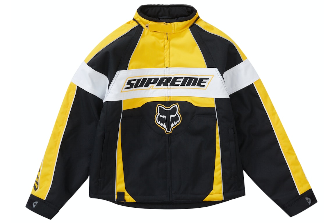 Pre-owned Supreme Fox Racing Jacket Yellow