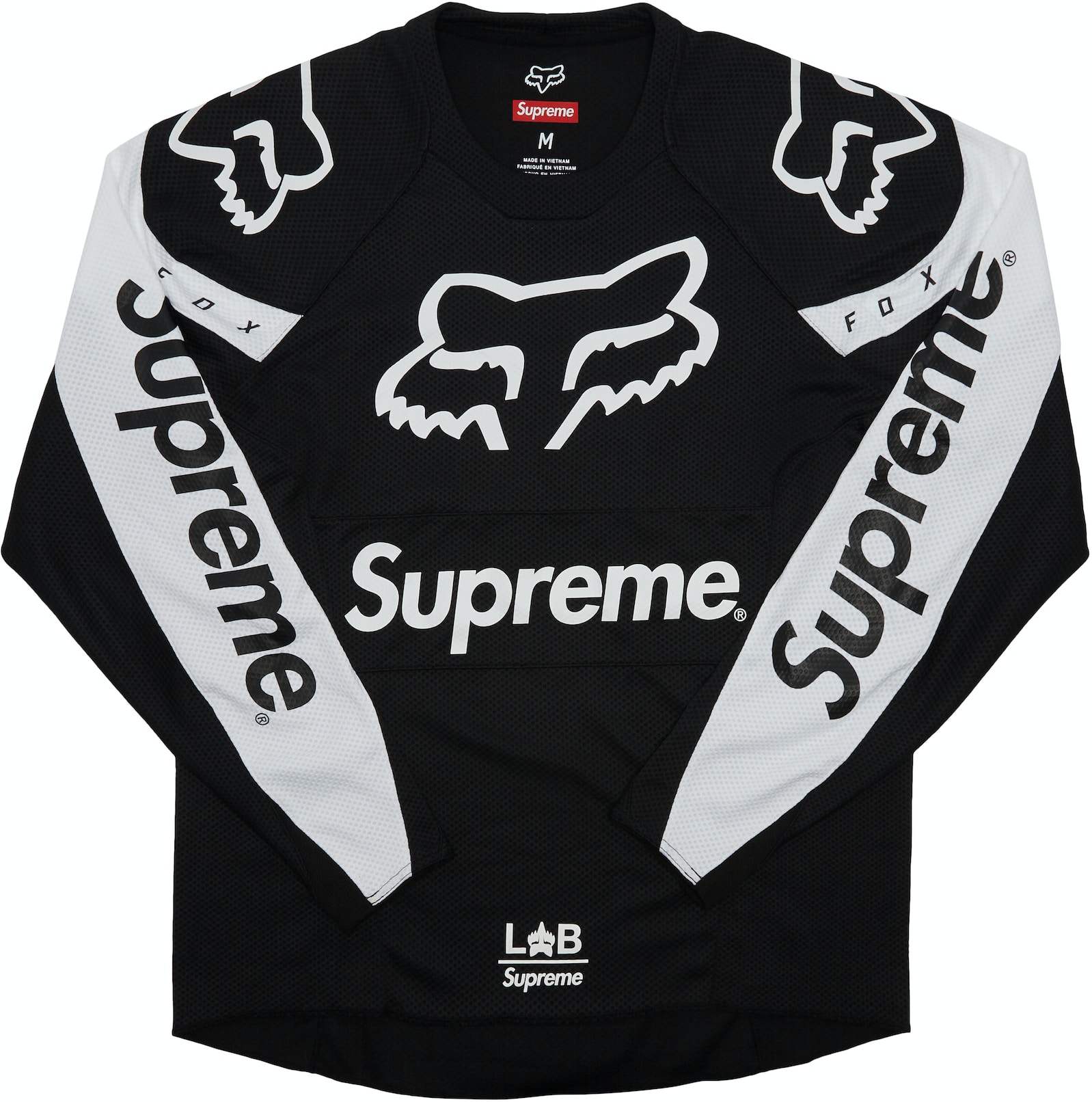 Supreme Fox Racing Moto Jersey Top Black - SS18