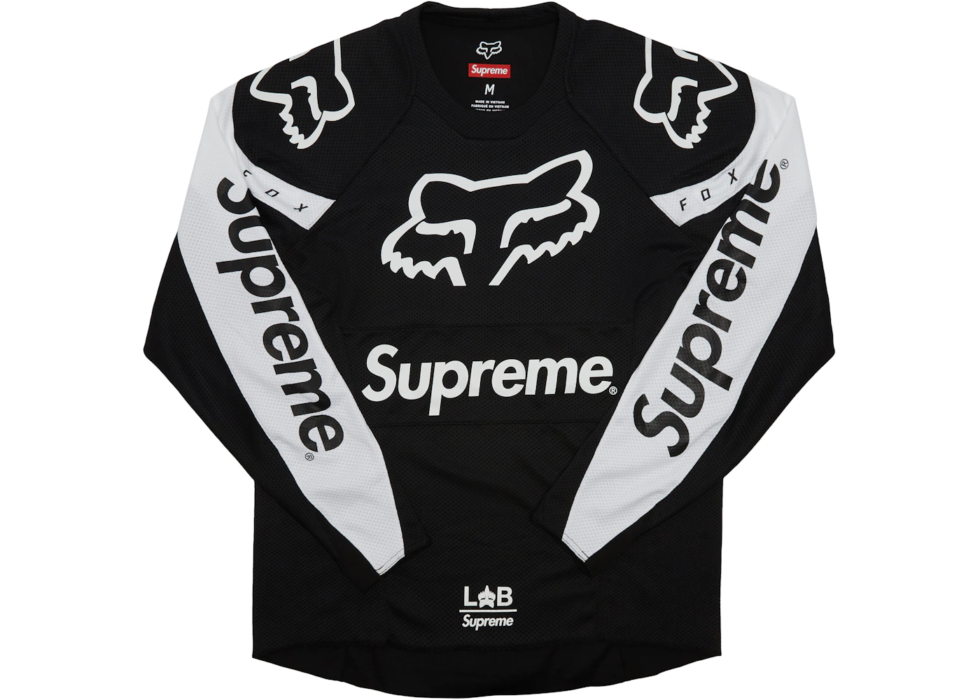 Supreme Fox Racing Moto Jersey Top Black - SS18