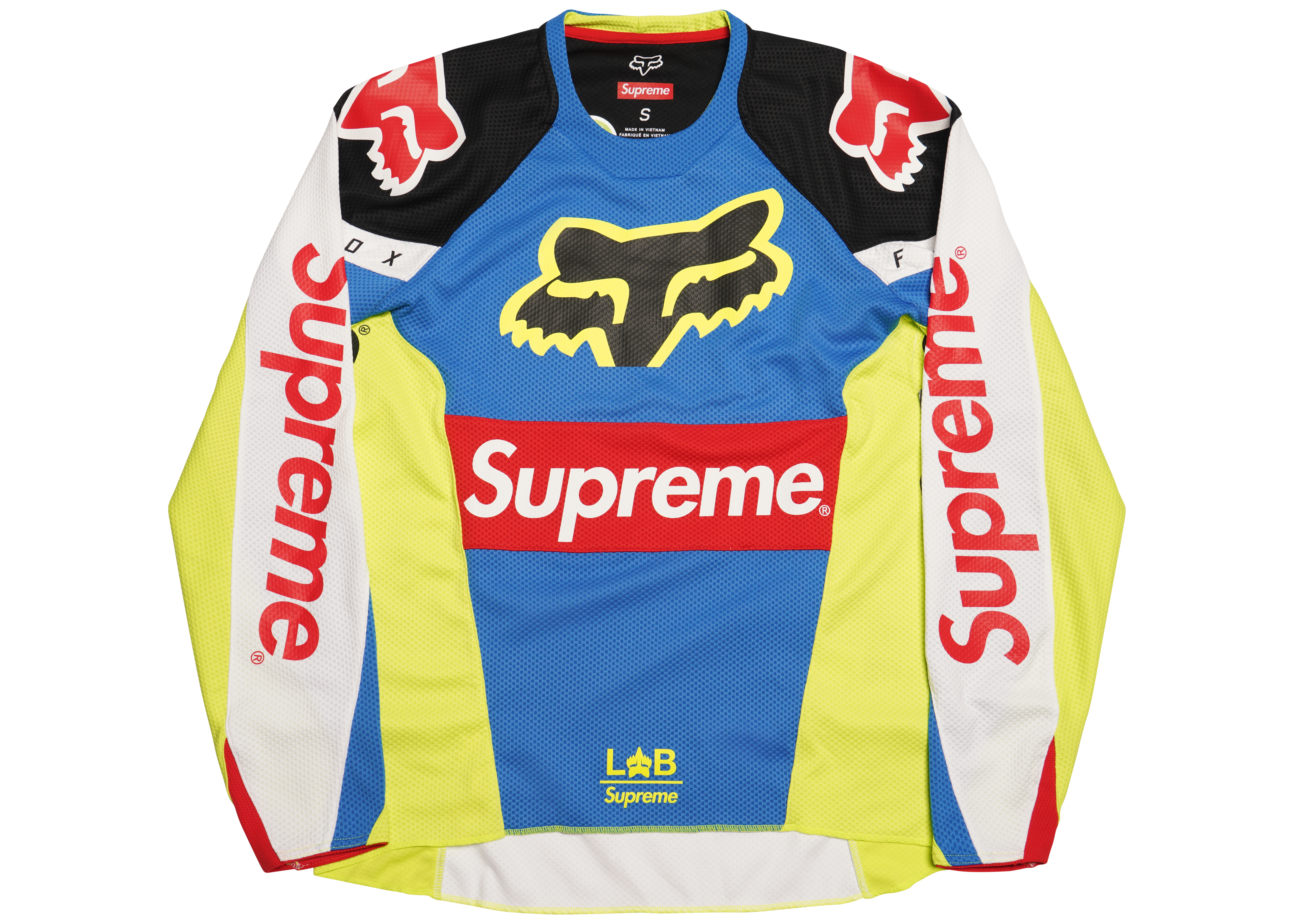 Supreme Fox Racing Moto Jersey Top Multicolor - SS18 メンズ - JP