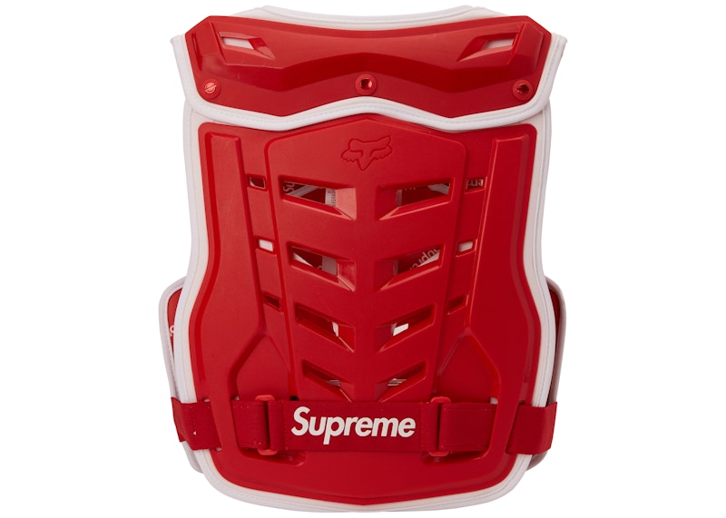 Supreme fox racing proframe cheap roost deflector vest red