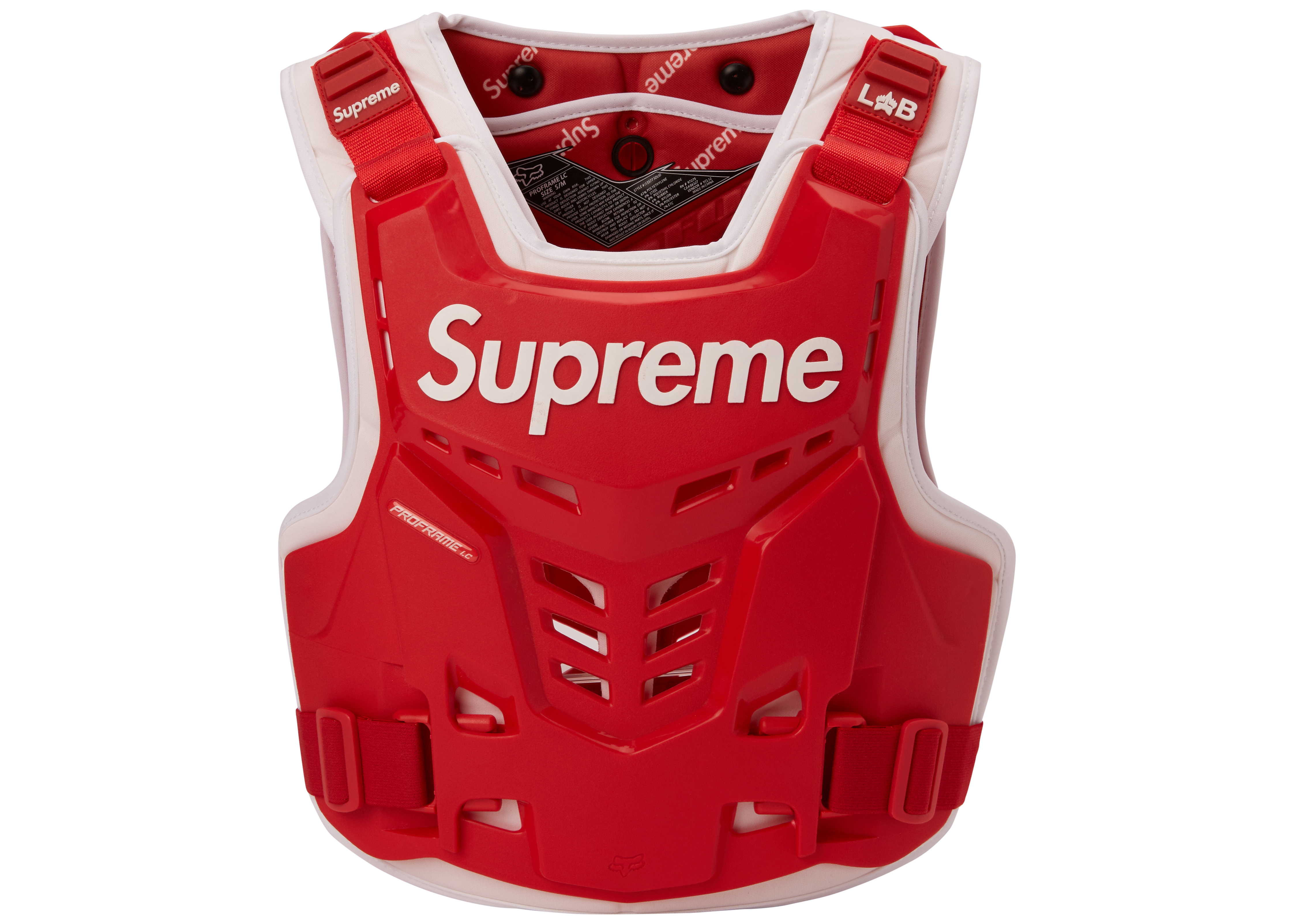 Supreme Fox Racing Proframe Roost Deflector Vest Red - SS18 - US