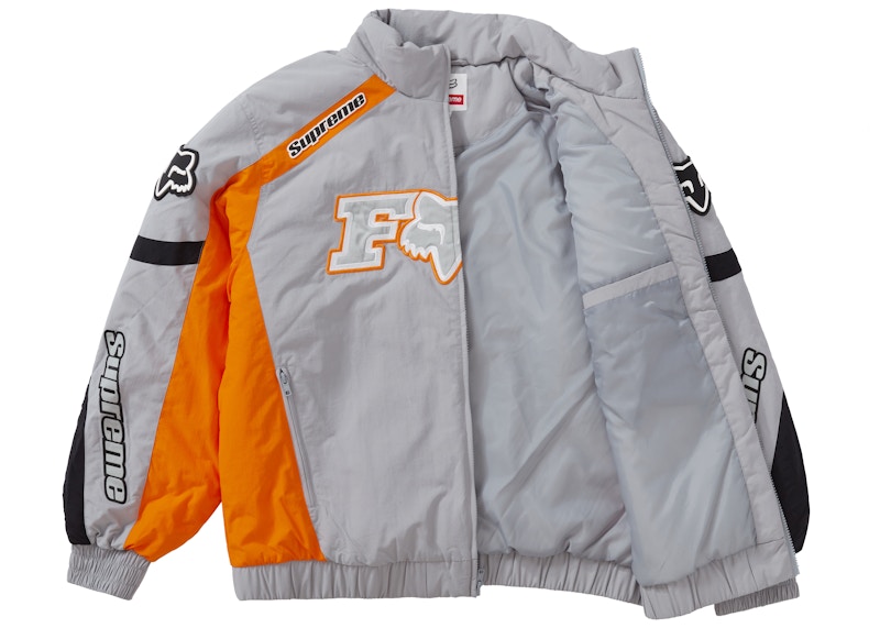 Supreme Fox Racing Puffy Jacket Grey 男装- FW20 - CN