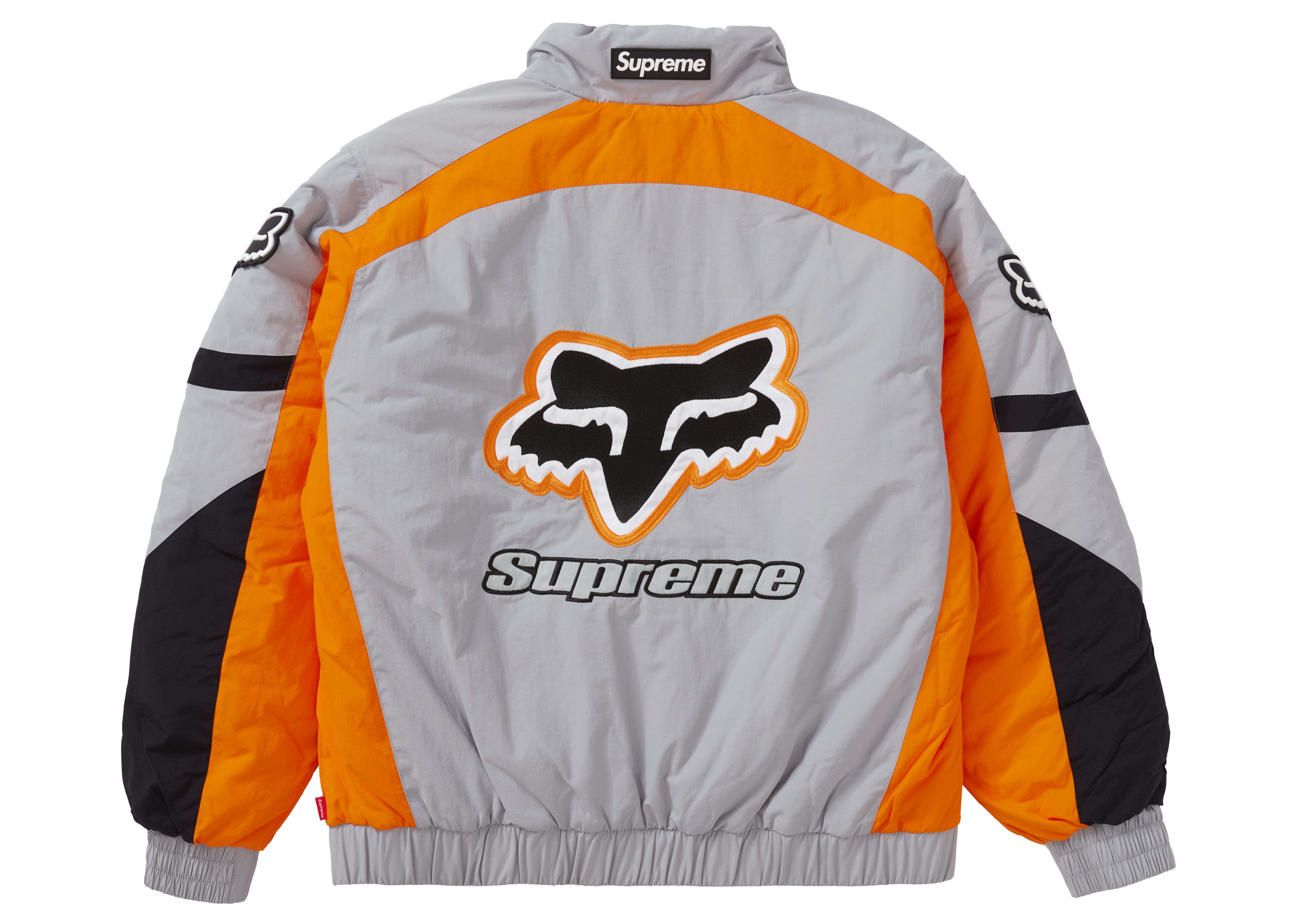 Supreme Fox Racing Puffy Jacket Grey Men's - FW20 - US