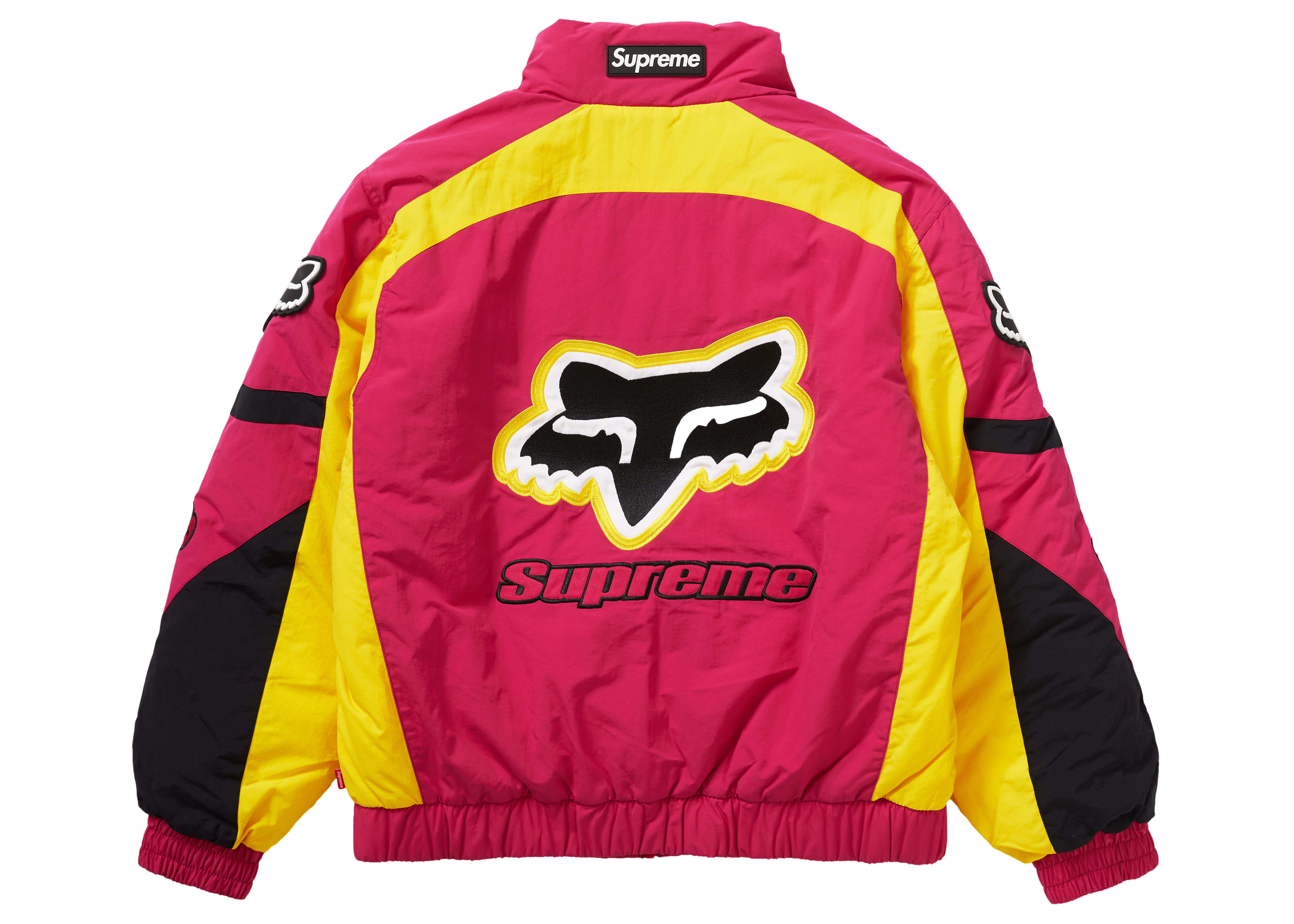 ブランドsupreme fox racing puffy jacket