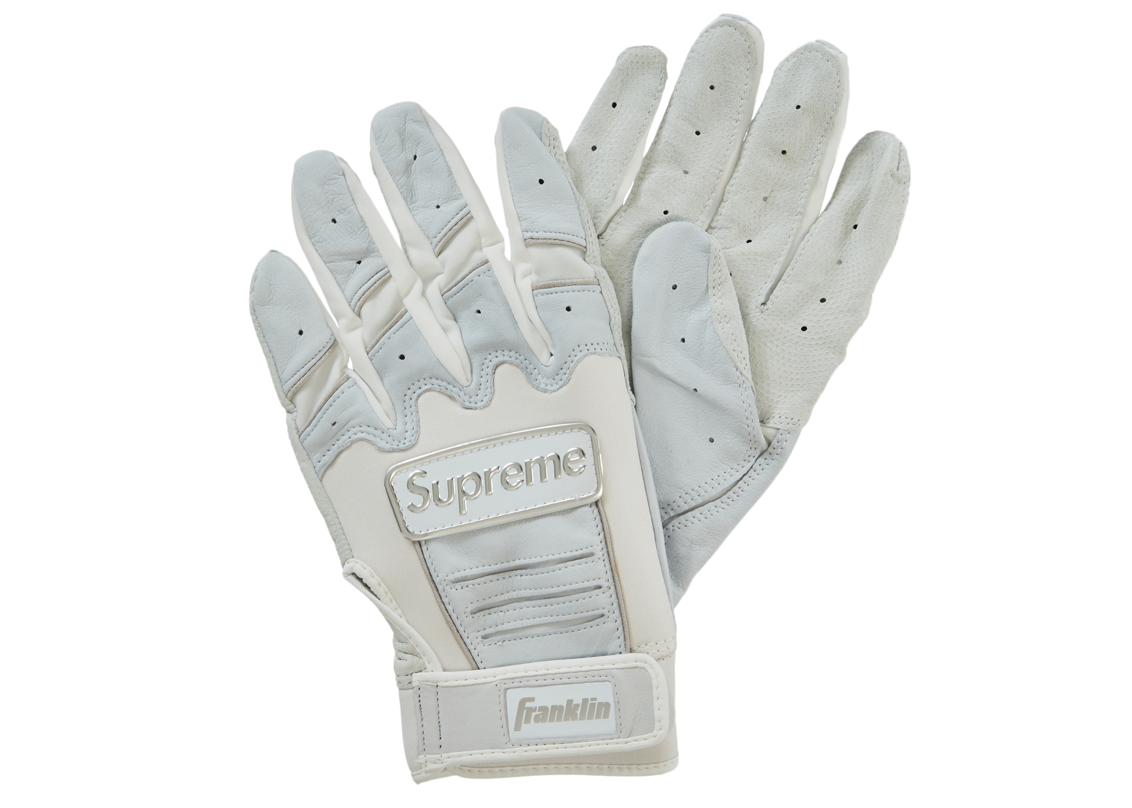 Supreme Franklin CFX Pro Batting Glove White