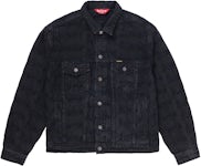 Supreme 18SS Patches Denim Trucker Jacket size S used