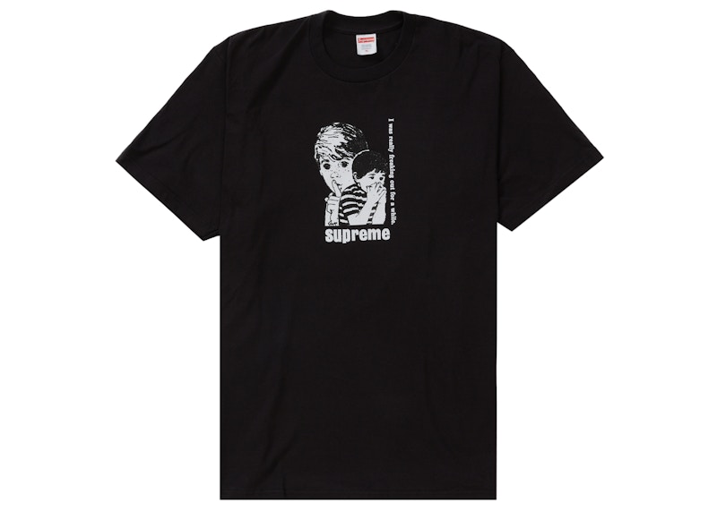 Supreme Freaking Out Tee Black Men's - FW23 - US