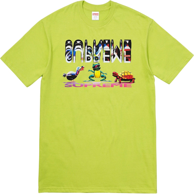 Supreme Friends Tee Lime 男士- FW17 - TW