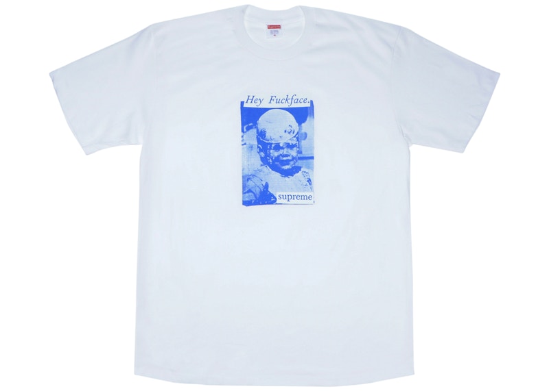 Supreme Fuck Face Tee White Men's - SS18 - US