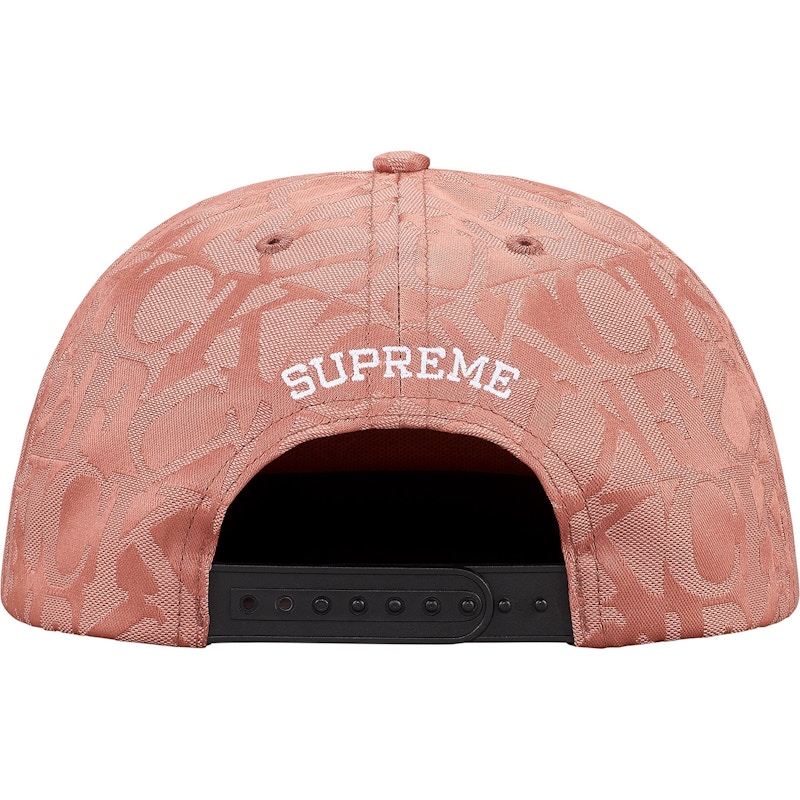 Supreme Fuck Jacquard 5-Panel Pink - FW17 - US