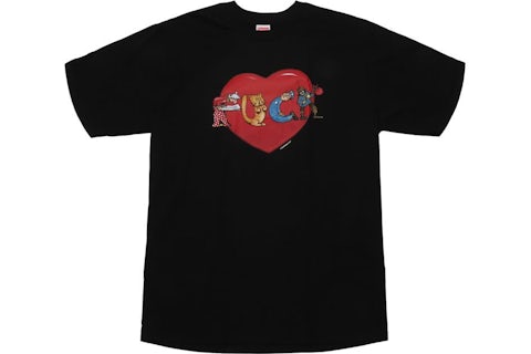 Supreme Fuck Love Tee Black Men's FW17 US - Main Image