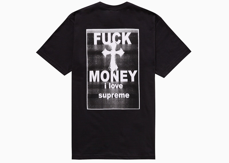 Supreme Fuck Money Tee Black Men's - FW24 - US