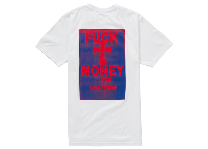 Supreme Fuck Money Tee White Men's - FW24 - US