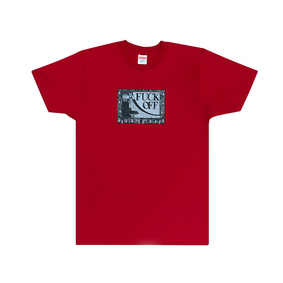 Supreme Fuck Off Tee Red Men's - SS16 - US