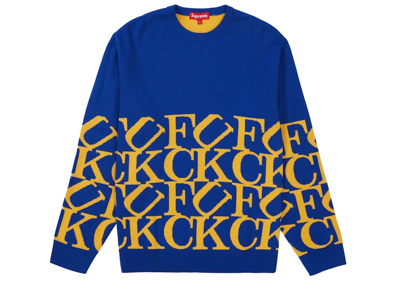 Supreme Fuck Sweater Royal - FW20 Men's - US