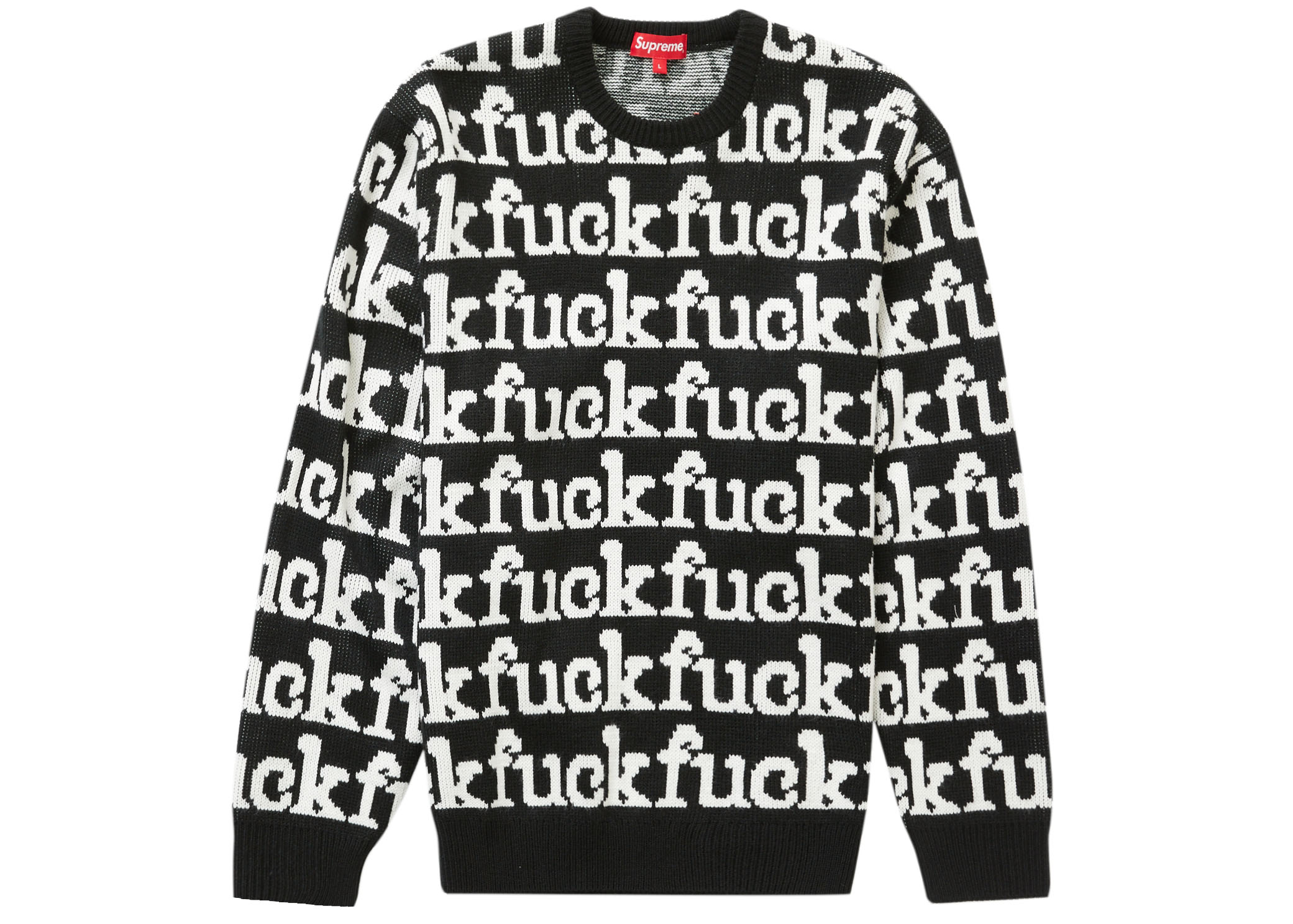 Supreme Fuck Sweater (SS22) Black