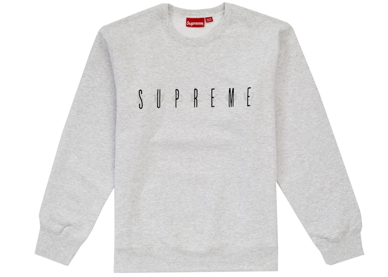 Supreme Fuck You Crewneck Ash Grey Men's - FW19 - US