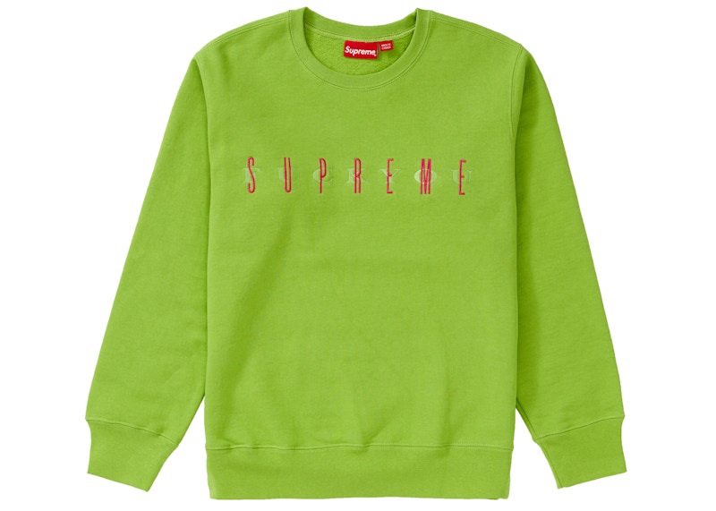 Supreme Fuck You Crewneck Green Men's - FW19 - US