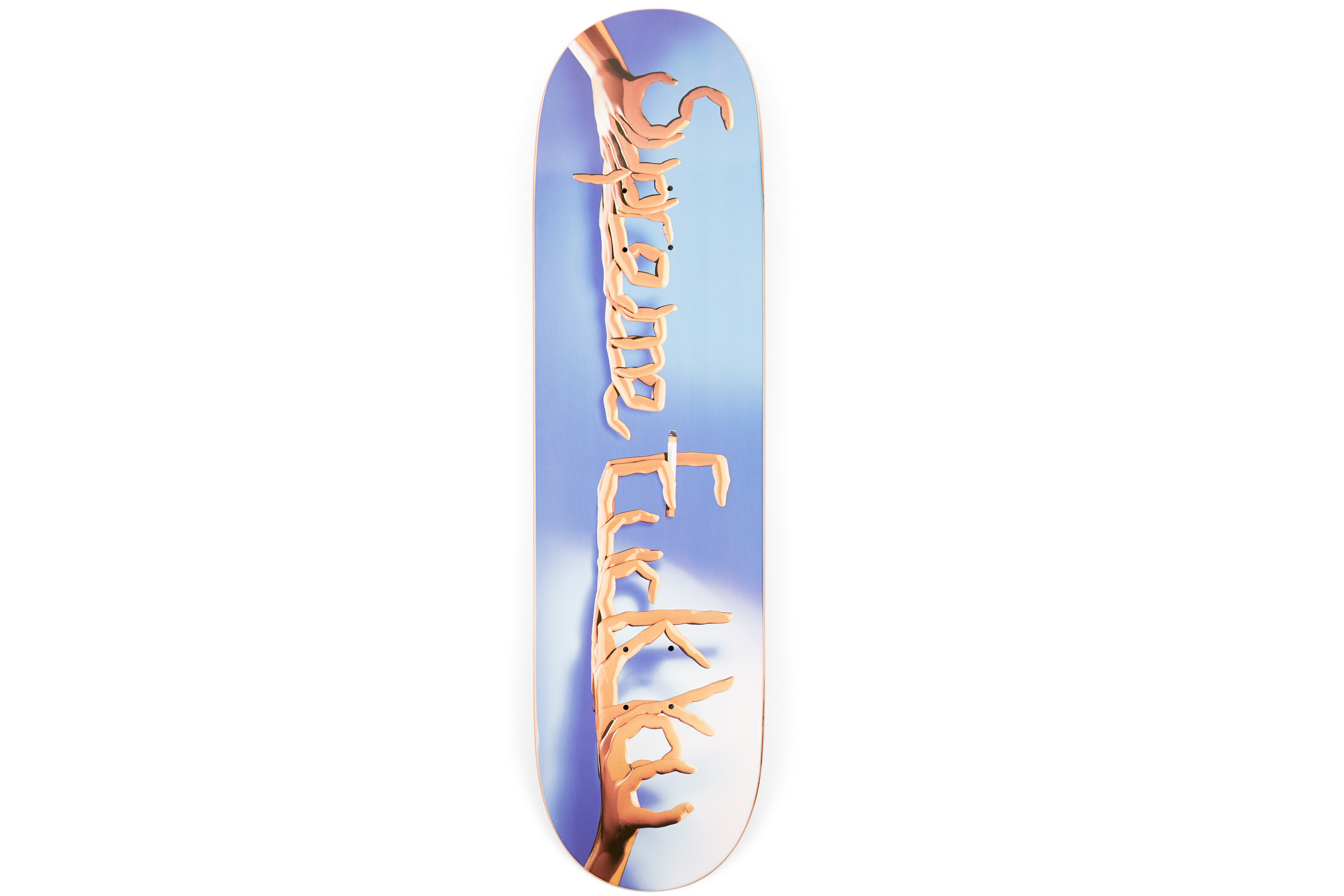 Supreme Fuck You Skateboard Skateboard Deck Blue - FW18 - US