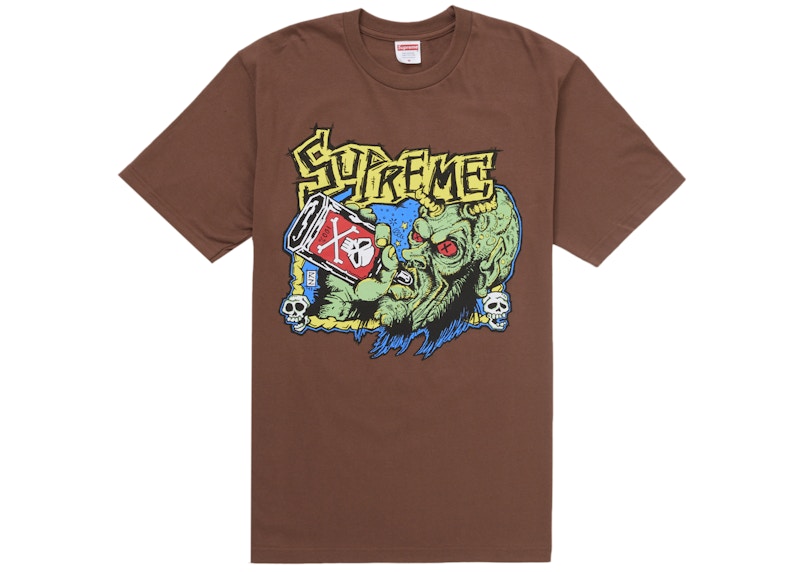 新品　新発売人気のブラウンSupreme Fuckin Blowout Tee Supreme Fuckin Blowout Tee Brown Men's - FW25 - US