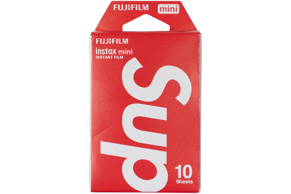Supreme Fujifilm instax Mini Instant Film (Pack of 10) White