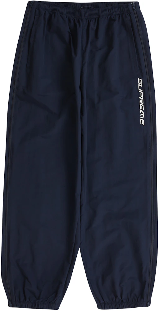 Supreme Full Zip Baggy Warm Up Pant Navy Men's - SS23 - US
