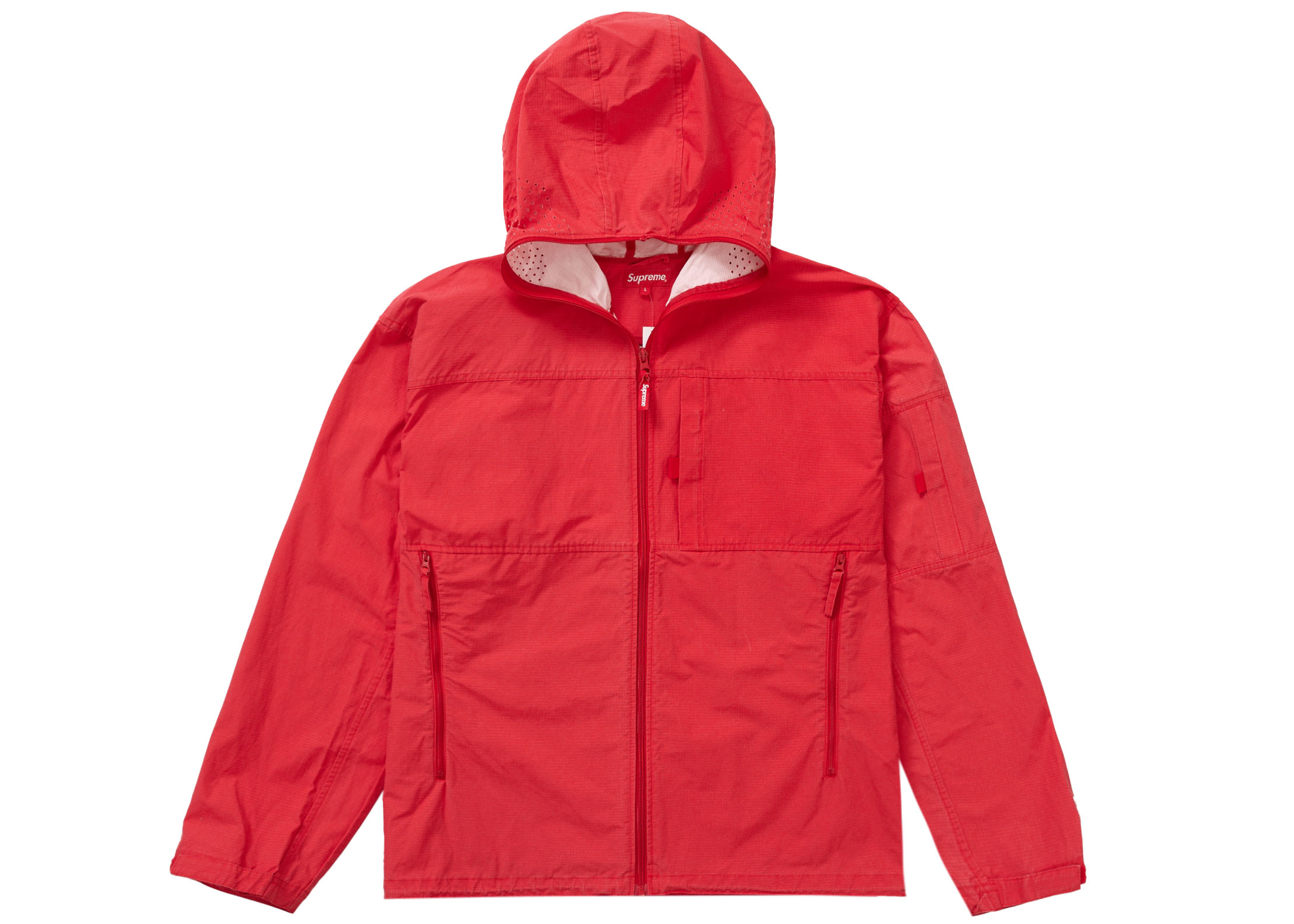 Supreme Full Zip Facemask Jacket Red メンズ - SS22 - JP