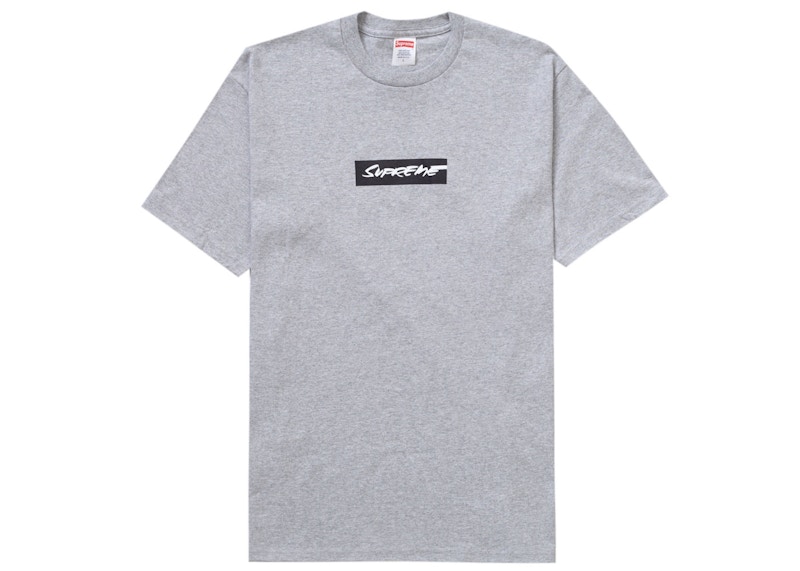 Supreme Futura Box Logo Tee Heather Grey Men's - SS24 - US