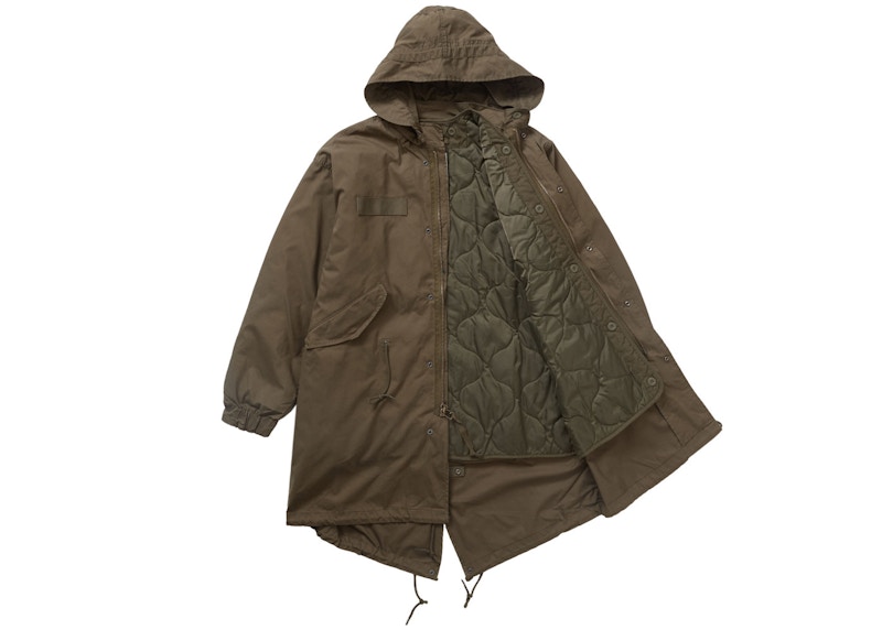 Supreme Futura Fishtail Parka Olive Men's - SS24 - GB