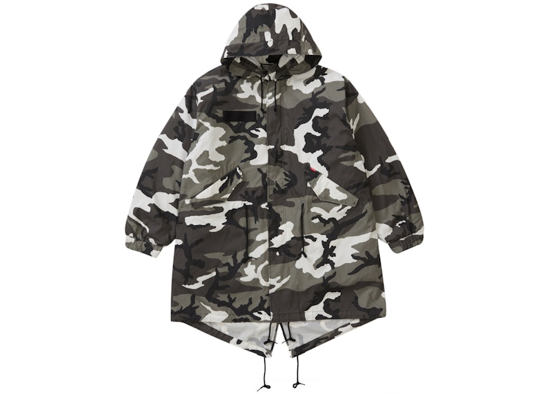 TimbeSupreme Futura Fishtail Parka Snow Camo