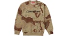 Supreme Futura Logo Crewneck Chocolate Chip Camo