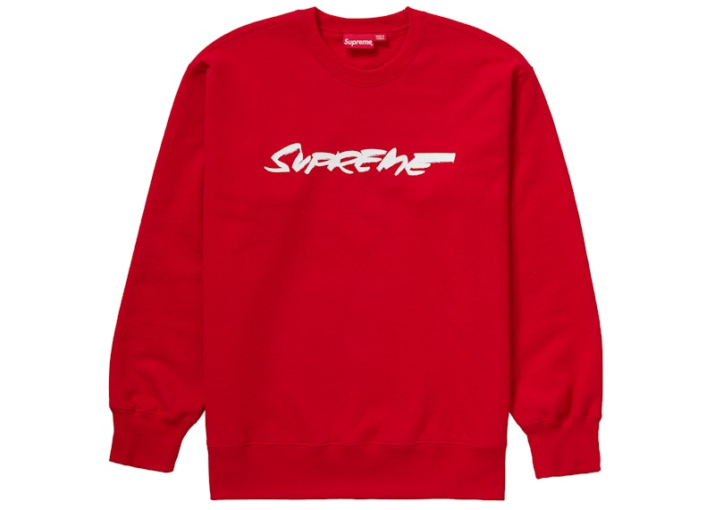 Supreme Shattered Logo Crewneck Red Men's - FW21 - US