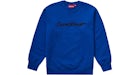 Supreme Futura Logo Crewneck Royal
