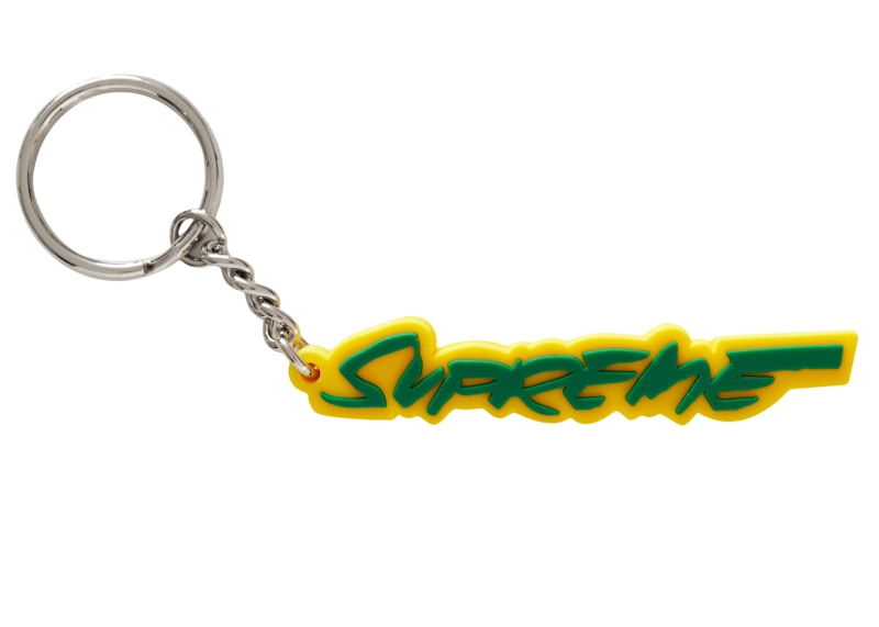 Supreme Futura Logo Keychain Yellow - FW20 - US