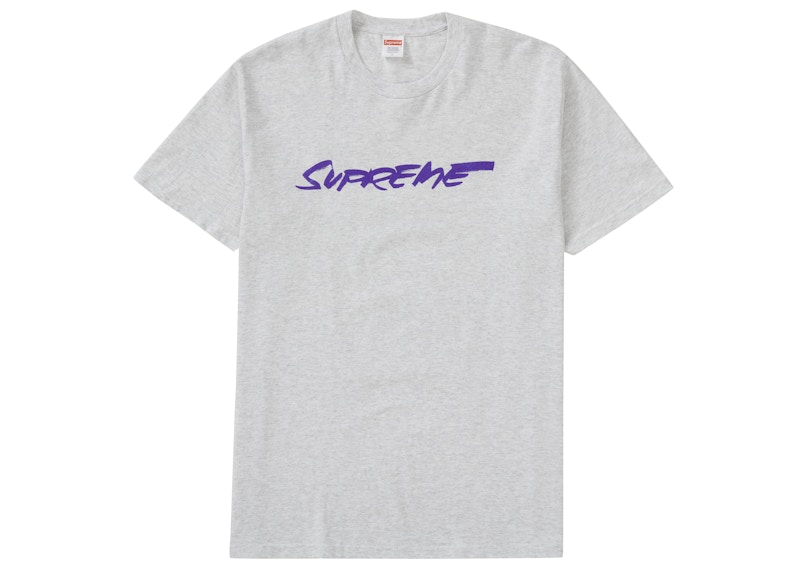 Supreme Futura Logo Tee Ash Grey Men's - FW20 - US