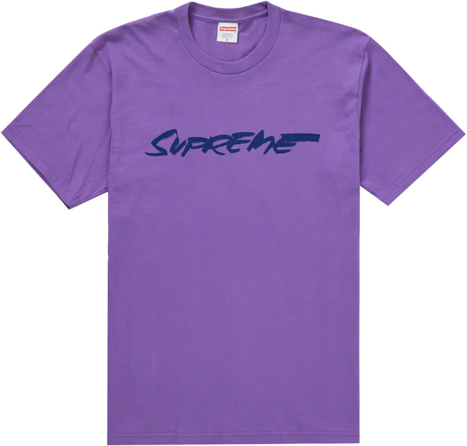 Supreme Futura Logo Tee Purple - FW20 Men's - US