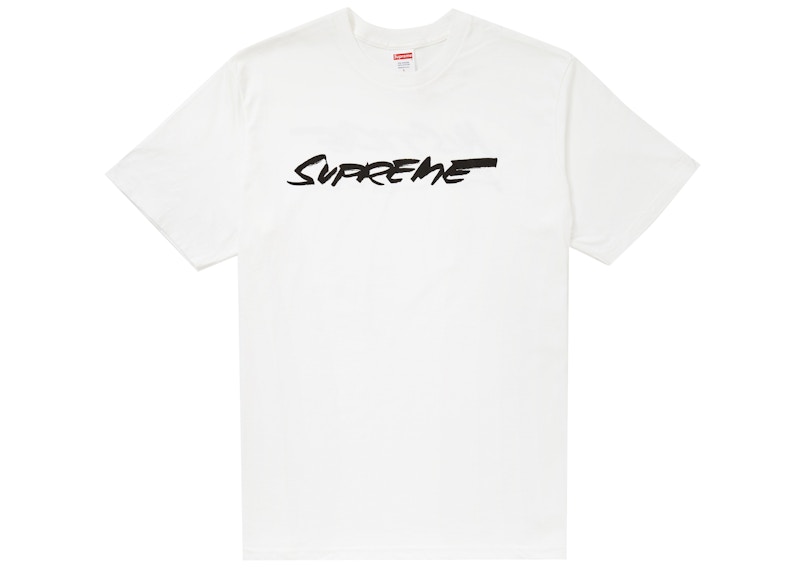 メンズsupreme  futura logo tee ホワイト　S