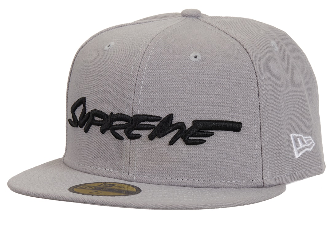 Pre-owned Supreme Futura New Era 59fifty Fitted Hat Grey