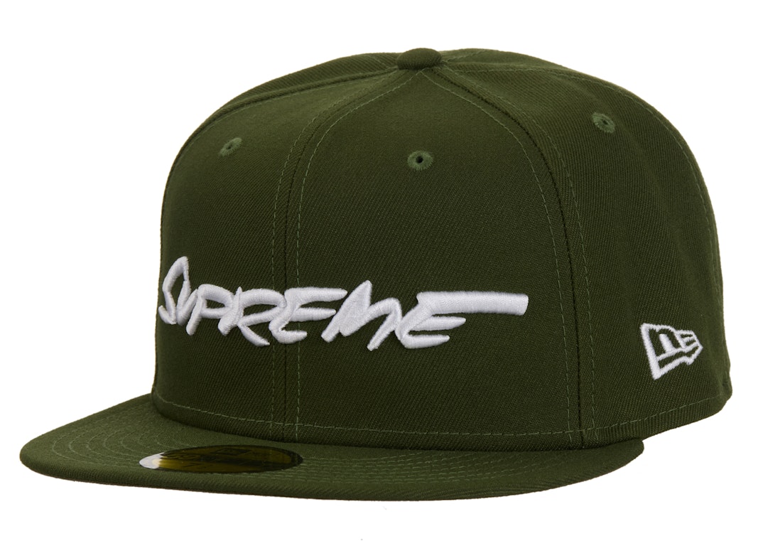 Pre-owned Supreme Futura New Era 59fifty Fitted Hat Olive