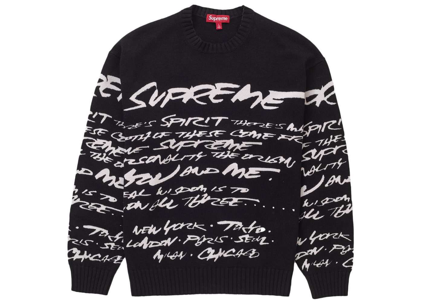 19,444円Supreme Futura Sweater Black